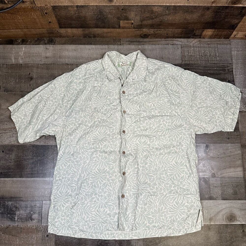 Tommy Bahama Men’s Size XL Vintage Button Down Hawaiian Shirt Short Sleeve